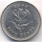 Родезия, 5 центов 1976 год