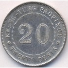 Китай, Провинция Гуандун, 20 центов 1920 год