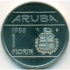 Аруба, 1 флорин 1988 год (UNC)