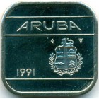 Аруба, 50 центов 1991 год (UNC)