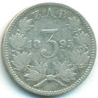 Южная Африка, 3 пенса 1895 год