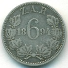 Южная Африка, 6 пенсов 1894 год