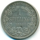 Южная Африка, 1 шиллинг 1896 год
