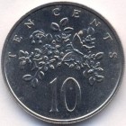 Ямайка, 10 центов 1969 год (UNC)
