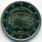 Словения, 2 евро 2007 год (AU)