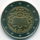 Нидерланды, 2 евро 2007 год (AU)