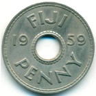 Фиджи, 1 пенни 1959 год (AU)