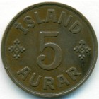 Исландия, 5 эйре 1940 год