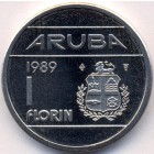 Аруба, 1 флорин 1989 год (UNC)