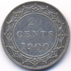 Канада, провинция Ньюфаундленд, 20 центов 1900 год