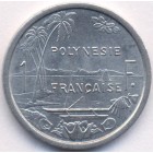 Французская Полинезия, 1 франк 1975 год (AU)