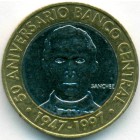 Доминиканская республика, 5 песо 1997 год (AU)