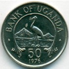 Уганда, 50 центов 1976 год (AU)