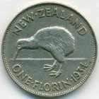 Новая Зеландия, 1 флорин 1934 год