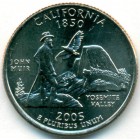 США, 25 центов 2005 год D (UNC)