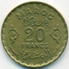 Марокко, 20 франков 1951 год