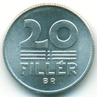 Венгрия, 20 филлеров 1972 год (AU)