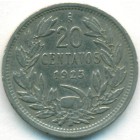 Чили, 20 сентаво 1925 год