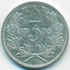 Южная Африка, 3 пенса 1895 год