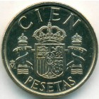 Испания, 100 песет 1988 год (UNC)