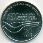 Австралия, 20 центов 2010 год (AU)