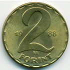 Венгрия, 2 форинта 1988 год (UNC)