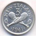 Новая Зеландия, 3 пенса 1941 год