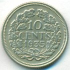 Нидерланды, 10 центов 1935 год