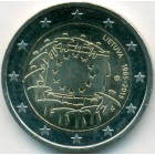 Литва, 2 евро 2015 год (AU)