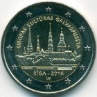 Латвия, 2 евро 2014 год (AU)