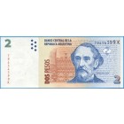Аргентина, 2 песо 1997 год (UNC)