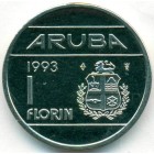 Аруба, 1 флорин 1993 год (UNC)