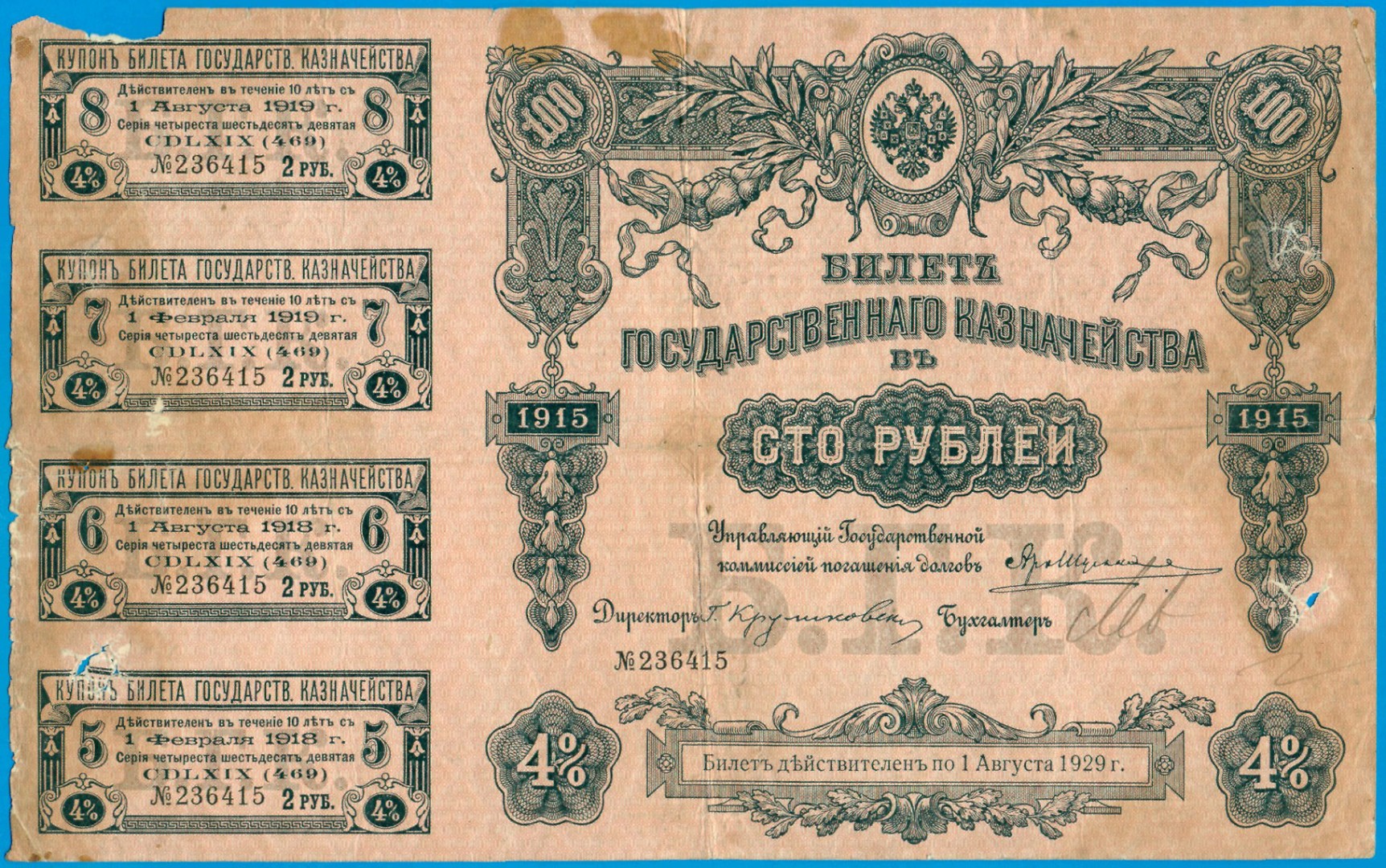 100 Рублей Российской империи