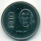 Мексика, 10 песо 1988 год (AU)