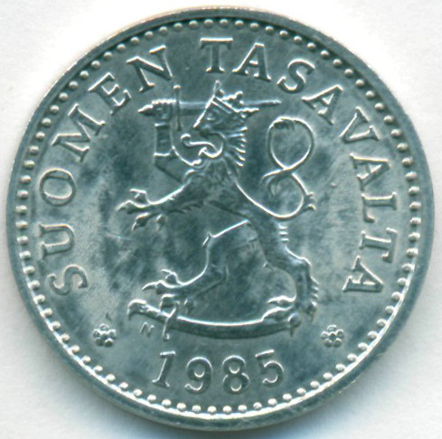 Пенний. 10 Финская пенни. 50 Пенни 1988. 1 Марка Финляндия и 10 пенни. 10 Suomi Finland.