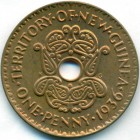 Новая Гвинея, 1 пенни 1936 год (UNC)