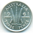 Австралия, 3 пенса 1961 год (AU)