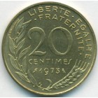 Франция, 20 сантимов 1973 год (UNC)