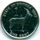 Эритрея, 1 цент 1997 год (AU)