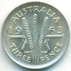 Австралия, 3 пенса 1963 год (AU)