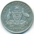 Австралия, 1 шиллинг 1916 год