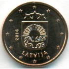 Латвия, 1 евроцент 2014 год (UNC)