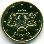Латвия, 10 евроцентов 2014 год (UNC)