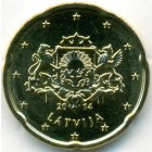 Латвия, 20 евроцентов 2014 год (UNC)