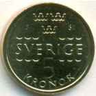 Швеция, 5 крон 2016 год (UNC)