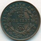 Британское Северное Борнео, 1 цент 1888 год