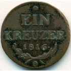 Австрия, 1 крейцер 1816 год O