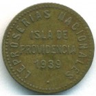 Венесуэла, остров Провиденсия, 12-1/2 сентимо 1939 год (лепрозорий)