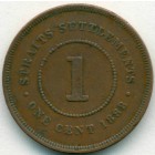 Стрейтс Сетлментс, 1 цент 1888 год