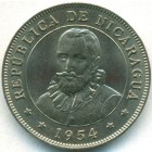 Никарагуа, 50 сентаво 1954 год (UNC)